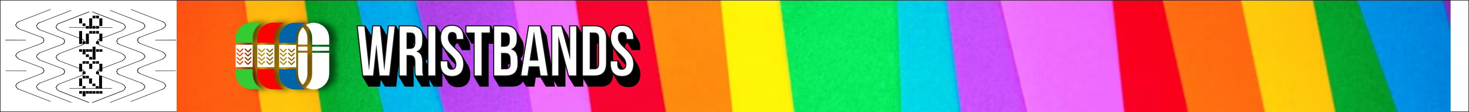 Rainbow colour block design