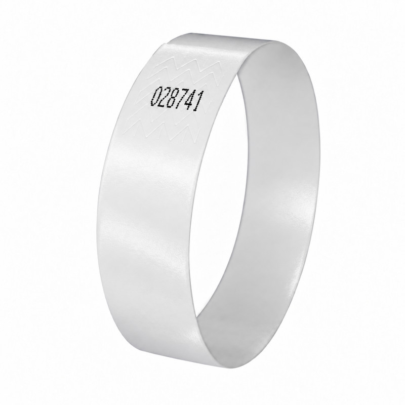 Laser printable wristbands glossy
