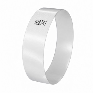 Laser printable wristbands glossy